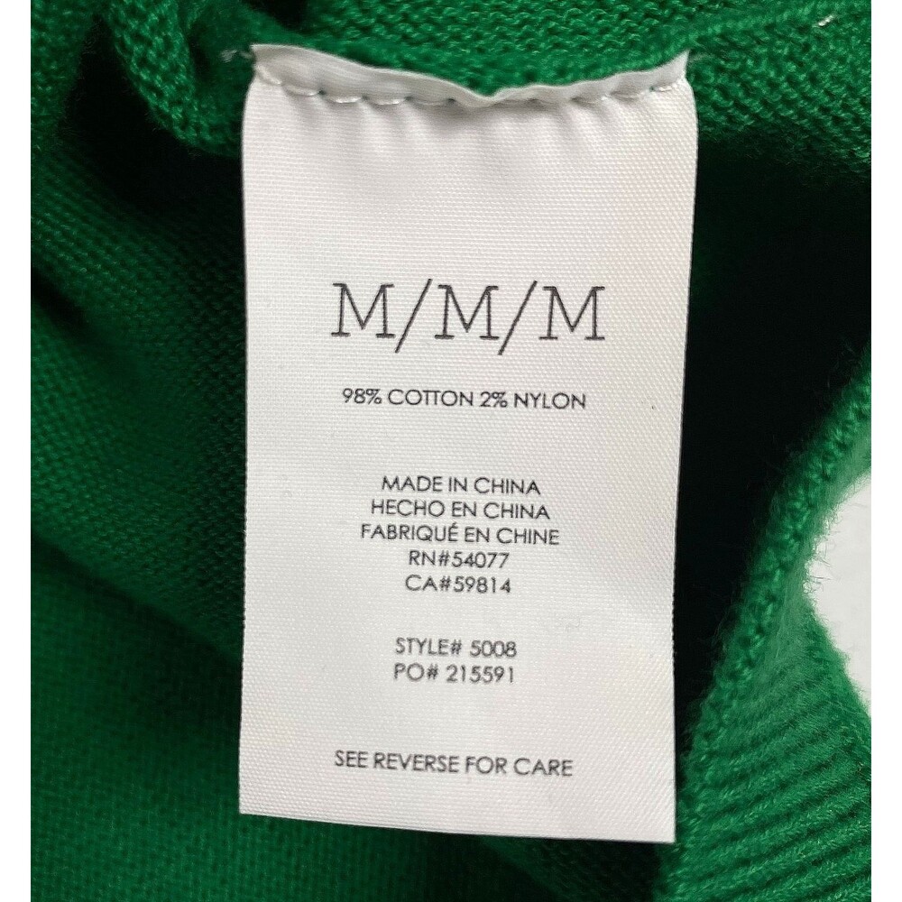 CAbi Piccolo Shrug Cardigan Sweater Womens Size Medium Kelly Green #5008 Crop - Picture 10 of 14